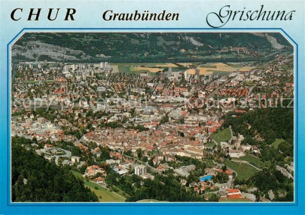 Chur GR Fliegeraufnahme