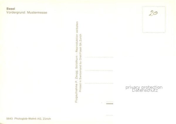 Basel BS Fliegeraufnahme mit Mustermesse – Bild 2