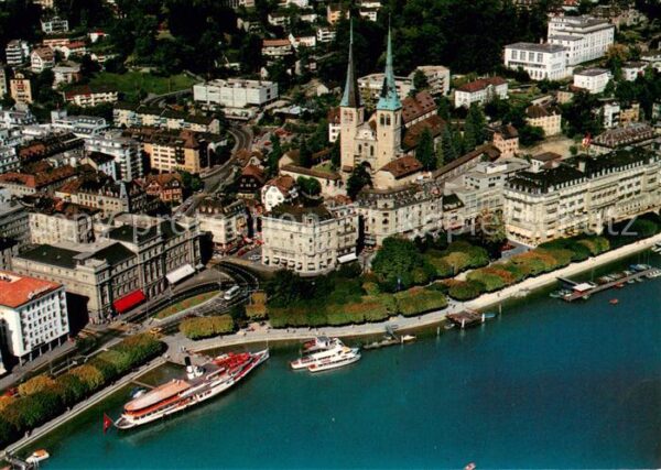 Luzern LU Hofkirche Schiffsrestaurant Wilhelm Tel
