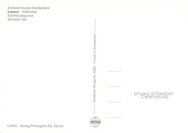 Luzern LU Hofkirche Schiffsrestaurant Wilhelm Tel – Bild 2
