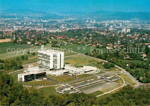 Bruderholz Fliegeraufnahme mit Kantonsspital