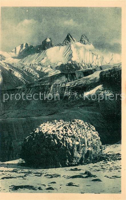 La Grave et les Aiguilles d_Arves Alpes Gebirgsp