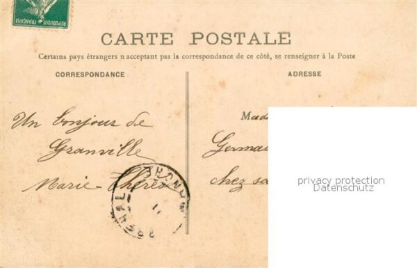 Granville Manche Vue Generale des bassins – Bild 2