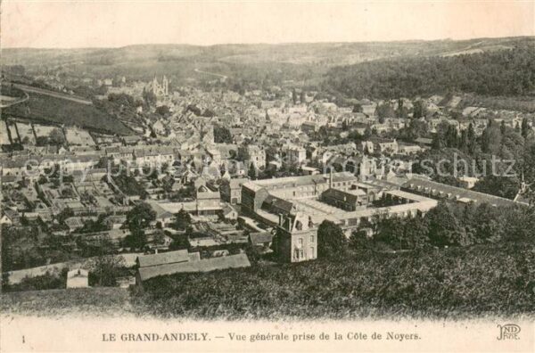 Le Grand Andely Vue Generale prise de la Côte de Noyers