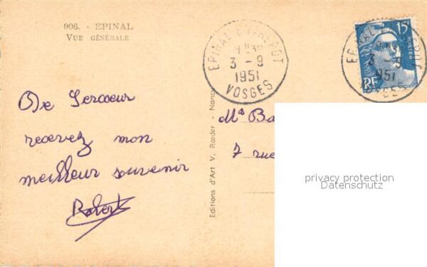 Epinal Vosges 88 Vue Generale – Bild 2