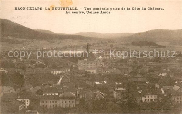 Raon-l Etape Vosges La Neuveville vue Generale pris de la c