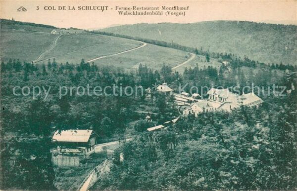 Col de la Schlucht Ferme Restaurant Montaboeuf Wleschlunde
