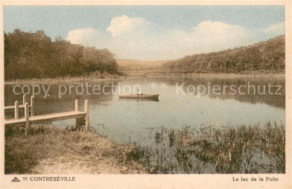Contrexeville Vosges Le lac de la folie