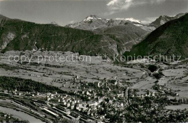 Brig VS Panorama Blick gegen Simplon Wasenhorn