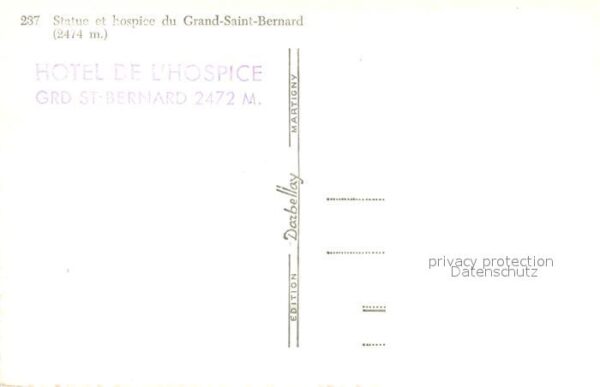 Grand Saint Bernard Statue et hospice du Grand Saint Bernar – Bild 2