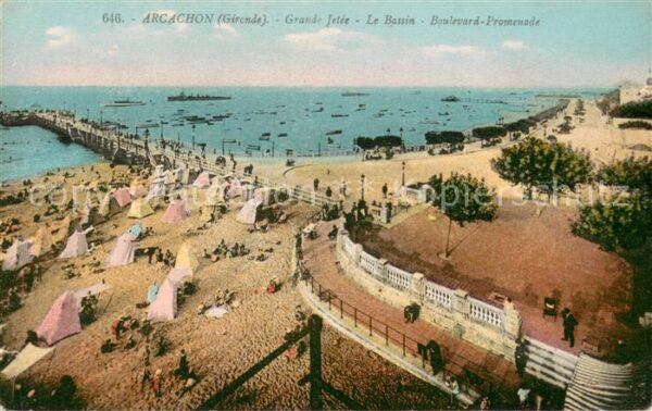 Arcachon 33 Grande Jetee Le Bassin Boulevard Promen