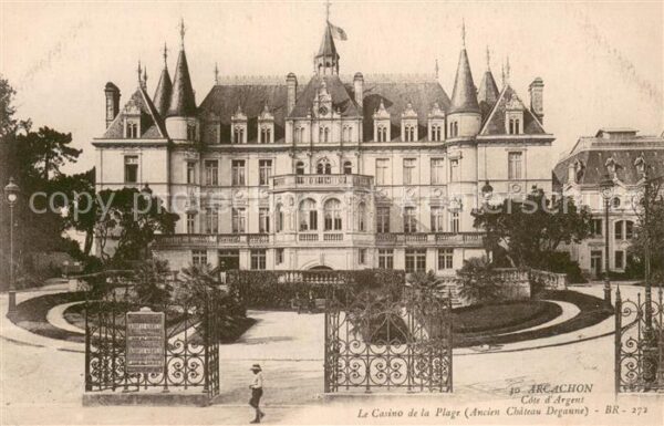 Arcachon 33 Le Casino de la Plage Ancien Chateau De
