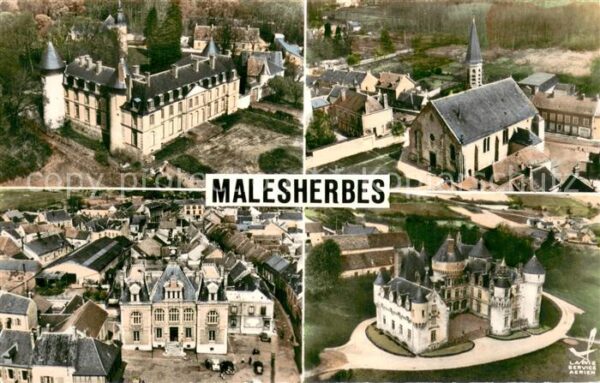 Malesherbes Le Chateau L’Eglise Hotel de Ville Chat