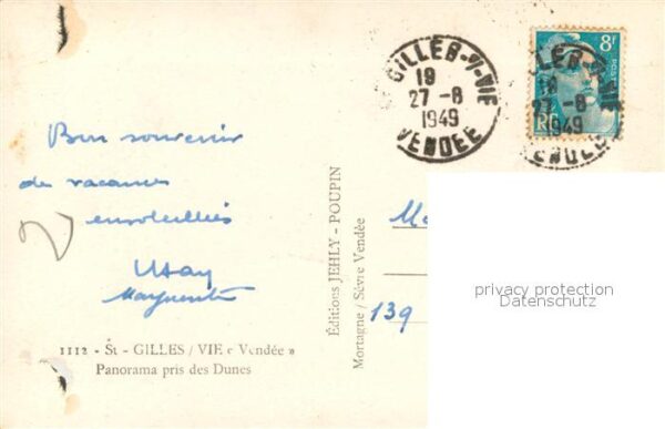 Saint-Gilles-sur-Vie Vendee Panorama pris des Dunes – Bild 2