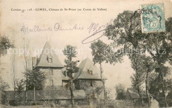 Gimel-les-Cascades chateau de St. Priest