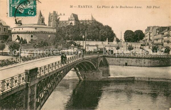 Nantes Loire Atlantique Place de la Duchesse Anne