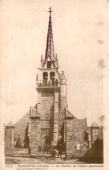 Plounevez-Moedec Clocher de Eglise paroissiale