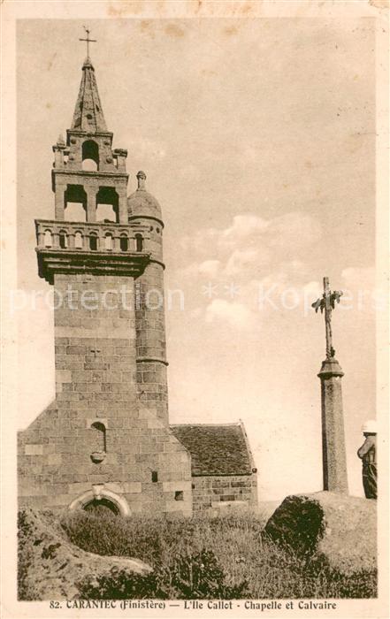 Carantec Ille Callot Chapelle et Calvaire
