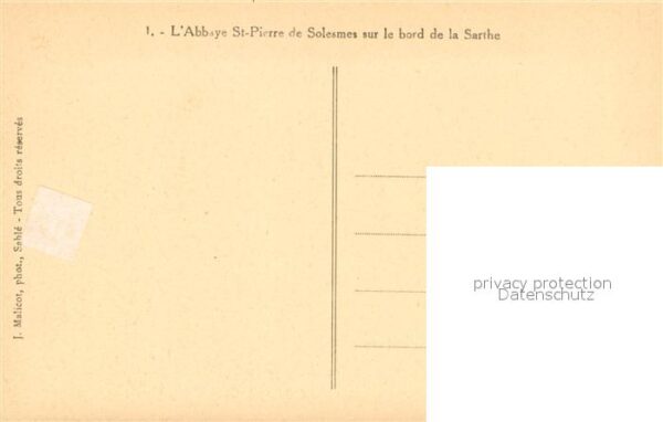 Solesmes Sarthe Abbaye St-Pierre – Bild 2