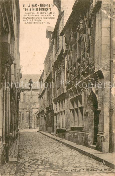 Le Mans Sarthe Maison dite de la Reine Bérengère