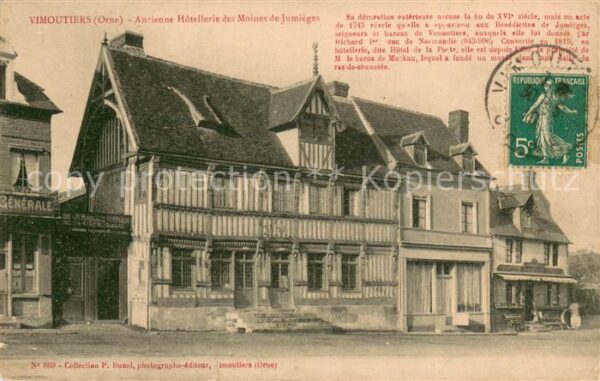 Vimoutiers Arienne Hotellerie des Moines de Jumièg