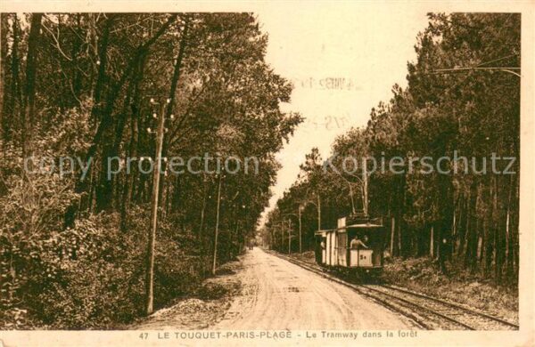 Le Touquet-Paris-Plage Tramway dans la foret