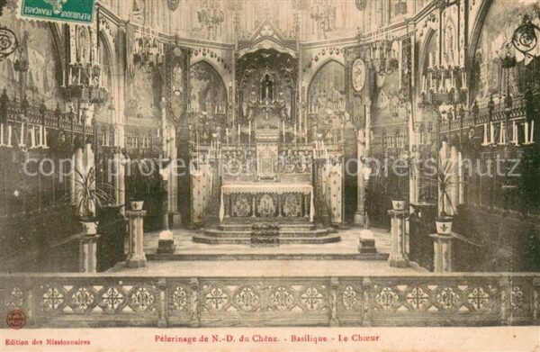 Chene Le Vion Sarthe Basilique Le Choeur