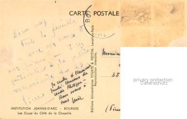 Bourges 18 Institution Jeanne D`Arc – Bild 2