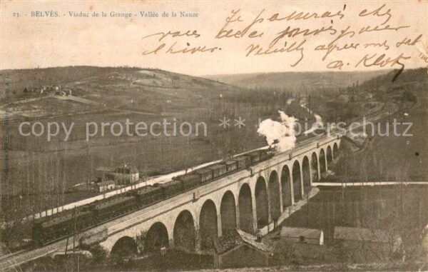 Belves Dordogne Viaduc de La Grange Vall?e de la Nauze
