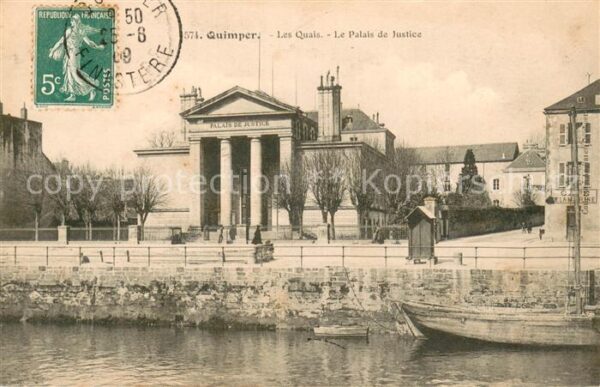 Quimper Quais Palais de Justice