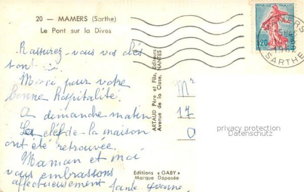 Mamers 72 Le Pont sur la Dives – Bild 2