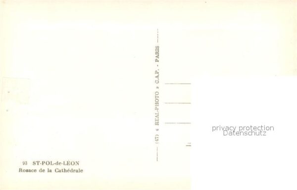 Saint-Pol-de-Leon Rosace de la Cathedrale – Bild 2