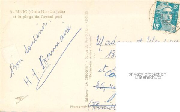 Binic Cotes d Armor La jetee et la plage de l’avant port – Bild 2