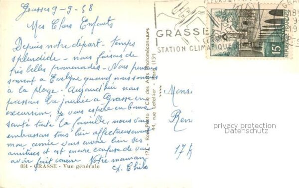 Grasse Alpes Maritimes Vue generale – Bild 2