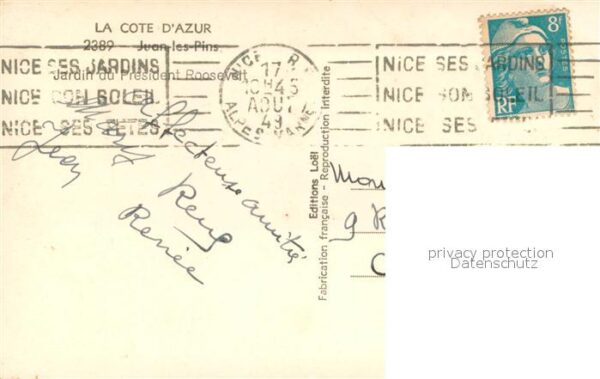 Juan-les-Pins Antibes 06 Jardin du President Roosevelt – Bild 2