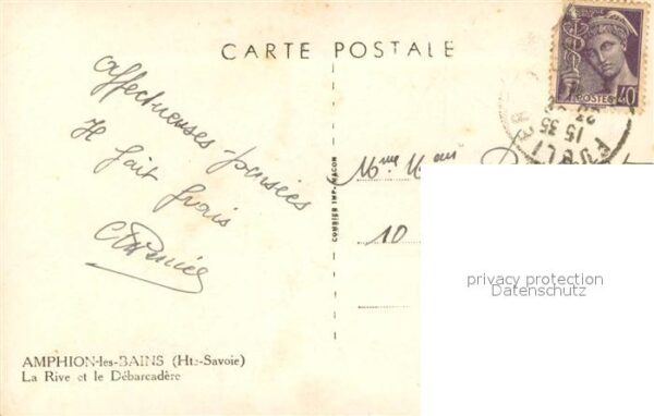 Amphion La Rive et le Debarcadere – Bild 2