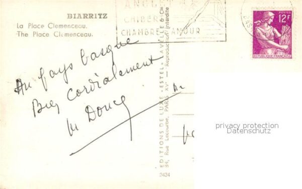 Biarritz Pyrenees Atlantiques La Place Clemenceau – Bild 2