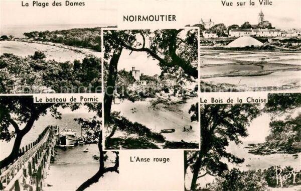 Noirmoutier-en-l Ile La Plage des Dames Vue sur la Ville Le