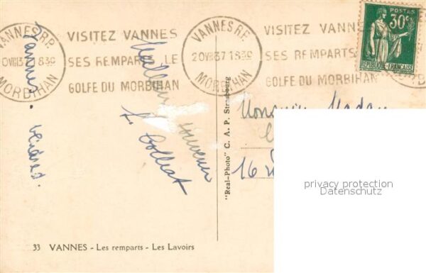 Vannes 56 Les remparts Les Lavoirs – Bild 2