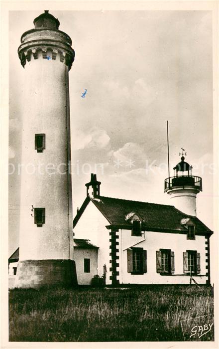 Port-Navalo Le phare et le Semaphore