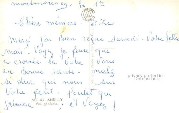 Andilly  Chateau 95 Val-d Oise Vue generale – Bild 2