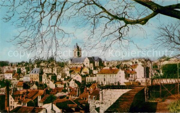 Pontoise Val-d Oise Vue generale prise du Chateau
