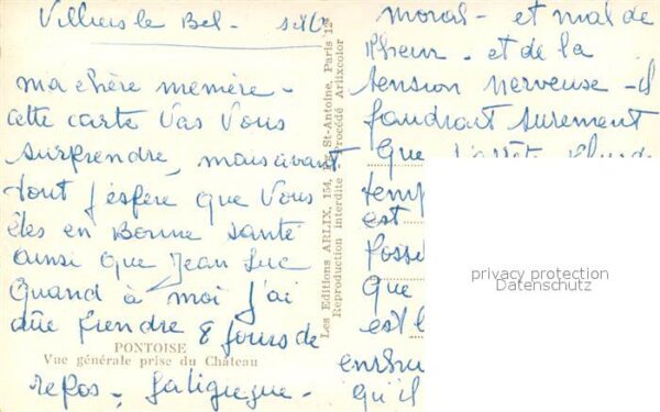Pontoise Val-d Oise Vue generale prise du Chateau – Bild 2