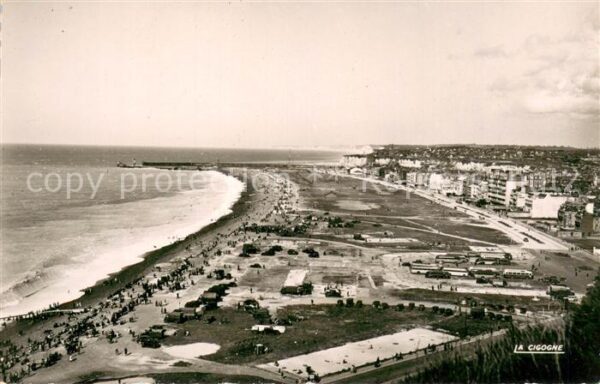 Dieppe 76 Vue generale de la plage
