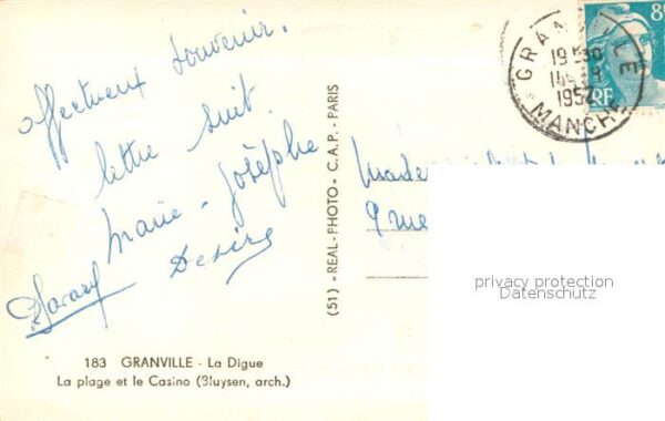 Granville Manche La Digue La plage et le Casino – Bild 2
