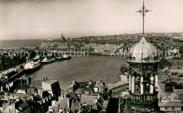 Dieppe 76 Vue generale prise du haut de St Jacque