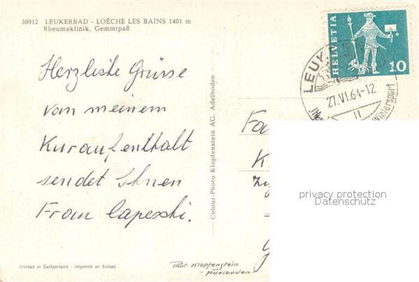 Leukerbad Rheumaklinik Gemmipass – Bild 2
