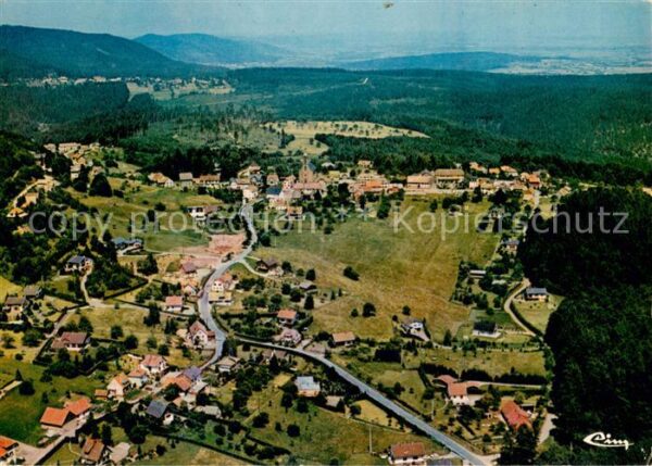 Schneethal La Suisse d_Alsace vue aérienne