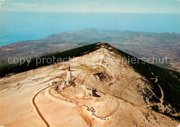 Mont Ventoux Sommet du Mont Ventoux vue aérienne du