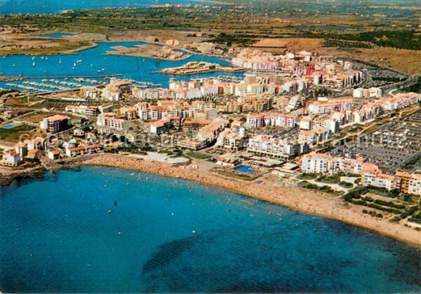 Cap-d Agde Plage du Mole vue aériennne